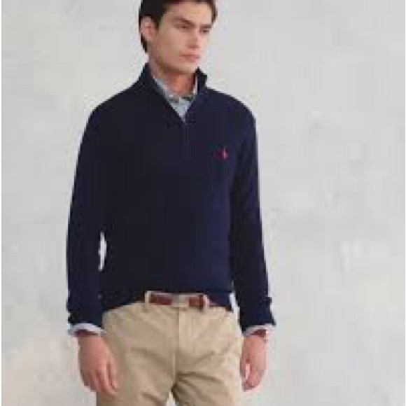 Ralph Lauren Other - Ralph Lauren Men's Navy Zip-Up Sweater